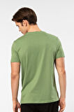 Cacharel Erkek V Yaka T-shirt 2170/Yeşil
