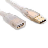 SLX-323 USB 2.0 Şeffaf USB Uzatma Kablosu 5MT
