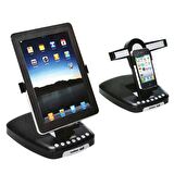 MIKADO MP-300 FM  IPhone IPad Destekli Müzik Kutusu Siyah Gri