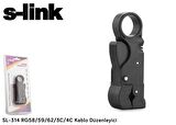 S-link SL-314 RG58-59-62-3C-4C Kablo Ucu Soyucu