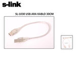 S-link SL-1030 Usb2.0 30cm Usb to Usb Kablosu