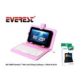 Everest Kb-tab07 7 Mini Usb Türkçe Q Klavye + Tablet Kılıfı