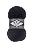 Alize Superlana Maxi El Örgü İpi Siyah 060