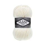 Alize Superlana Maxi El Örgü İpliği - 62 Krem