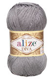 Alize Diva El Örgü İpi Kömür Grisi 087