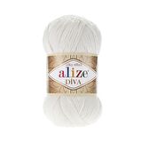 Alize Diva El Örgü İpliği - 450 Krem