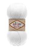 Alize Baby Best El Örgü ipi Beyaz 055