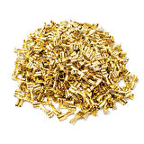 Ayt Sarı Tks-1D Kablo Papuç 6.3 Dişi Terminal 300 Lü Pkaet Kablo Ucu Soketi Klemens