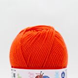 Himalaya Everyday Bebe Lux Anti Pilling El Örgü İpliği - 70427 Turuncu