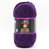 Himalaya Everyday New Tweed Anti Pilling El Örgü İpliği - 75115 Mor