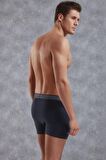 DOREANSE 1520 ERKEK PAMUK DİKİŞSİZ DÜĞMELİ LACİVERT BOXER