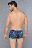 Doreanse Erkek Modal Çok Renkli Baskılı Torbalı Mini Paça Boxer 1759