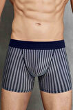 Doreanse Erkek Modal Çizgi Desenli Normal Paça Boxer 1866