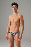 Doreanse 1407 Blue Leopard Desenli Modal Erkek Slip