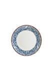 Chichi Blue Pino 24 Parça 6 Kişilik Modern Yuvarlak Porselen Yemek Takımı 