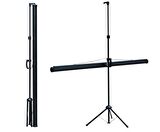 Codegen TX-20 200x200 cm Tripod Ayaklı Taşınabilir Manuel Projeksiyon Perdesi (Arkası Siyah Fonlu)