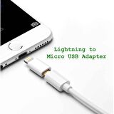Codegen Apple iPhone iPad iPod Lightning Micro Usb Çevirici Dönüştürücü CDG-CNV72( Apple Uyumludur.)