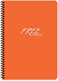 Defter-6Lı Paket Kapak Free Yp.Çizgili PP A5 80 Color Yeni