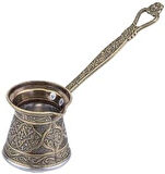 1 Zamak Döküm Kahve Cezvesi 1-2 Kişilik Yeşil Renk