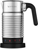 Aeroccino 4 süt köpürtücü, elektrikli köpük hazırlayıcı, 120 ml kremsi süt köpüğü ve 240 ml sıcak süt için, bulaşık makinesinde yıkanabilir köpürtücü, gümüş