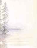 Papers! Morning Mist Letterhead, 80 Sayı, 8,5 inç x 11 inç (2014250)