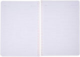 Pruva A4 Pet Spiralli Karton Kapaklı Defter 144 Yaprak - Çizgili - Fuşya