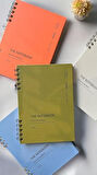 Tanıtım Spiralli 80 Yaprak Kareli A5 Defter, Not Defteri, Okul Defteri, 4 Farklı Renk Seçeneği (01 Light Grey)