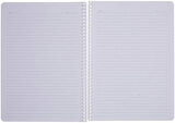 Pruva A4 Pet Spiralli Karton Kapaklı Defter 144 Yaprak - Çizgili - Mavi