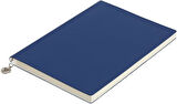 Classic Esnek Kapak Çizgili Defter, 14.8x21 cm -Mavi