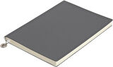 Classic Esnek Kapak Çizgili Defter, 14.8x21 cm -Gri