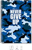 Color A4 Defter Çizgili 200 syf Never Energy