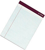 Double disket Gold Writing "Tablet, 8 - 1/2 x 11 - 3/10,2 cm, delikli, 3-delik delikli, beyaz, dar, Rule, 100 yaprak Pro blok, 2 PADS Pro Pack (99706)