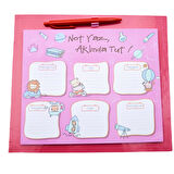 NotYaz 23x27 60 Yaprak Kalemli Bloknot Mousepad Haftalık Planlayıcı  AKLINDA TUT (KBM-3327)