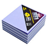 NotYaz 75x75  Yapışkanlı Küp Not 300 Yaprak Lila-Beyaz (AD-7714)