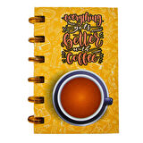 NotYaz A6 100 Yaprak Bloknot Post-It Destekli-Coffie 