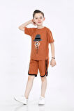 Mornio Erkek Çocuk T-shirt ve Şort 2 li Takım VF24KMR5103132