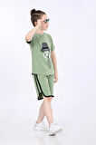 Mornio Erkek Çocuk T-shirt ve Şort 2 li Takım VF24KMR5100708