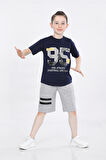 Mornio Erkek Çocuk T-shirt ve Şort 2 li Takım VF24KMR5100506