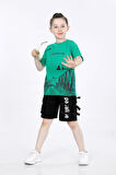 Mornio Erkek Çocuk T-shirt ve Şort 2 li Takım VF24KMR51026