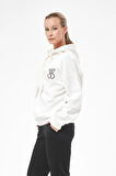 Go Veform Kapüşonlu Kadın Sweatshirt Ekru ZN5030