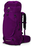 Profesyonel Outdoor Dağcılık, Kamp ve Yürüyüş Sırt Çantası (75+5  Litre) Mor 8929