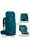 Profesyonel Outdoor Dağcılık, Kamp ve Yürüyüş Sırt Çantası (75+5  Litre) Mor 8929