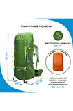 Profesyonel Outdoor Dağcılık, Kamp ve Yürüyüş Sırt Çantası (80  Litre) Yeşil 8187