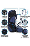 Outdoor Kamp ve Yürüyüş Sırt Çantası (50 Litre) Kırmızı 8197