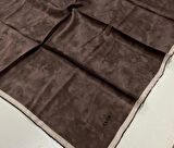 Aker Koyu Kahve Bulut Desen Saten İpek Eşarp 7208701-339