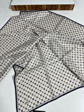 Logo Desenli Twill İpek  Eşarp - İlkbahar - Yaz- 8981713-922