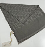 Elegans Monogram Şal-75 X 190-090700-975 Koyu Vizon