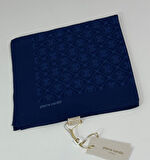 Elegans Monogram Eşarp - 1090750 -921 Lacivert