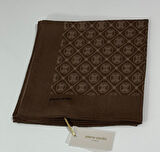 Elegans Monogram Eşarp - 1090750 -932 Kahverengi