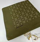 Elegans Monogram Eşarp - 1090750 -934 Kına Yeşili